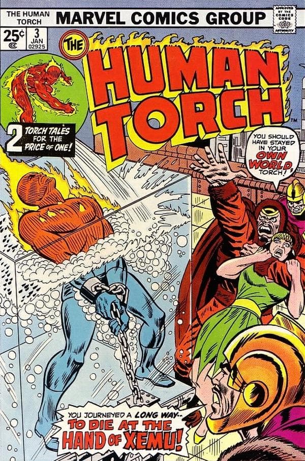 The Human Torch #3 cover
