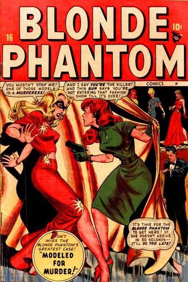 Blonde Phantom Comics #16 cover
