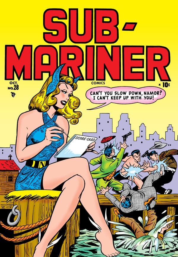 Sub-Mariner Comics #28 cover