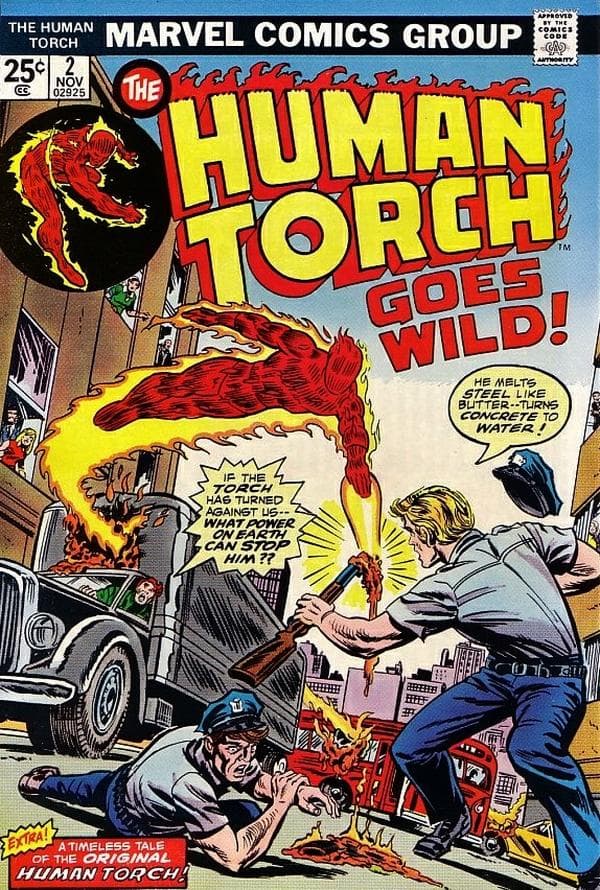 The Human Torch #2 cover