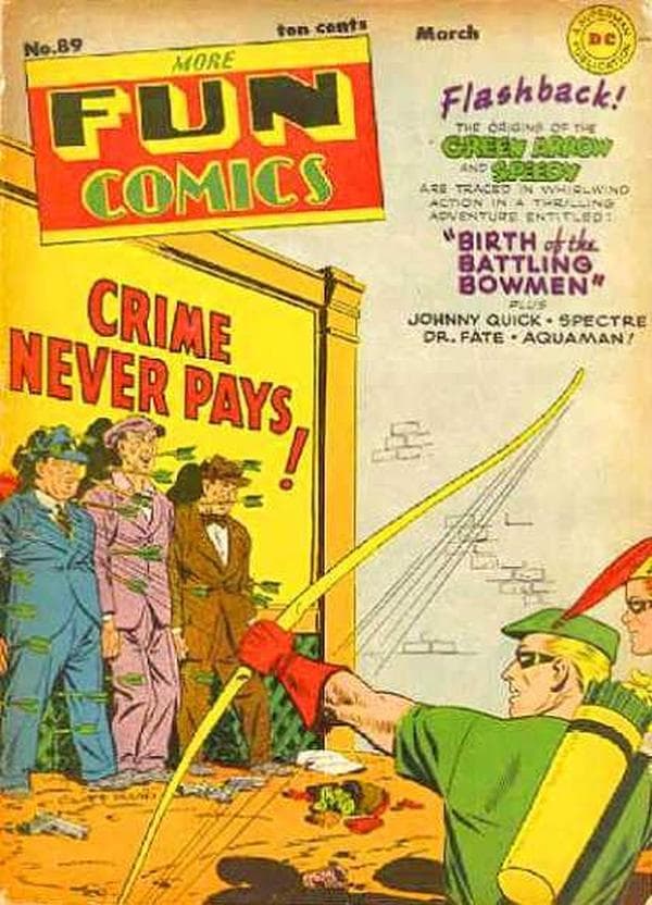 More Fun Comics #89 cover