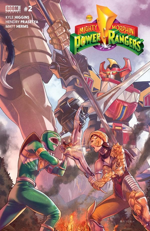 Mighty Morphin Power Rangers #2 cover