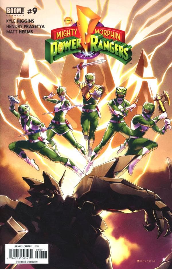 Mighty Morphin Power Rangers #9 cover