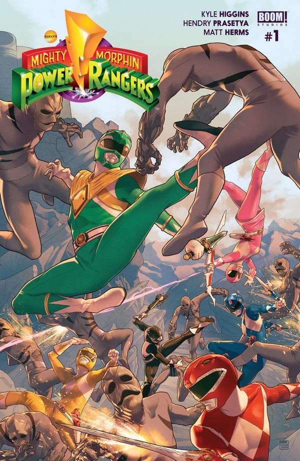 Mighty Morphin Power Rangers #1 cover