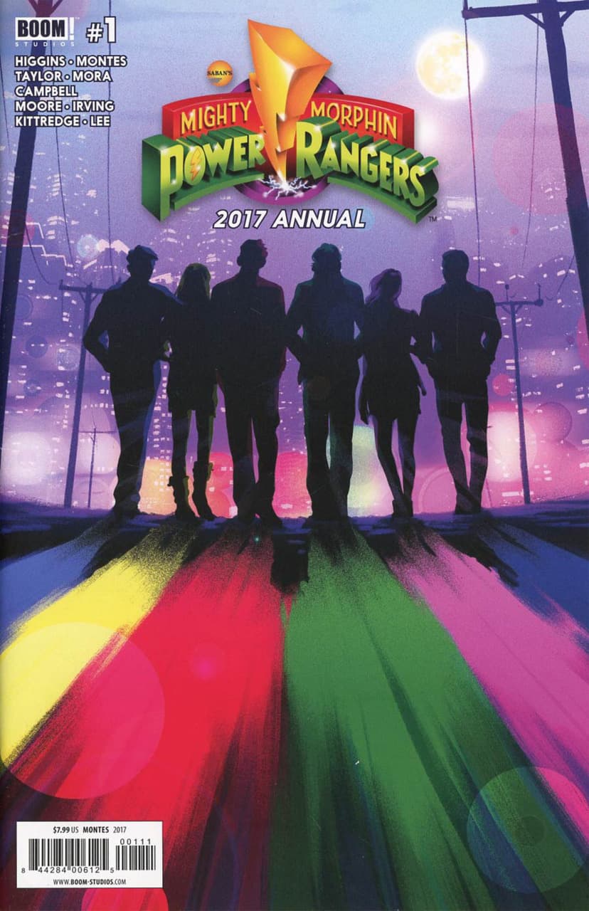 Mighty Morphin Power Rangers 2017 Annual #1 cover