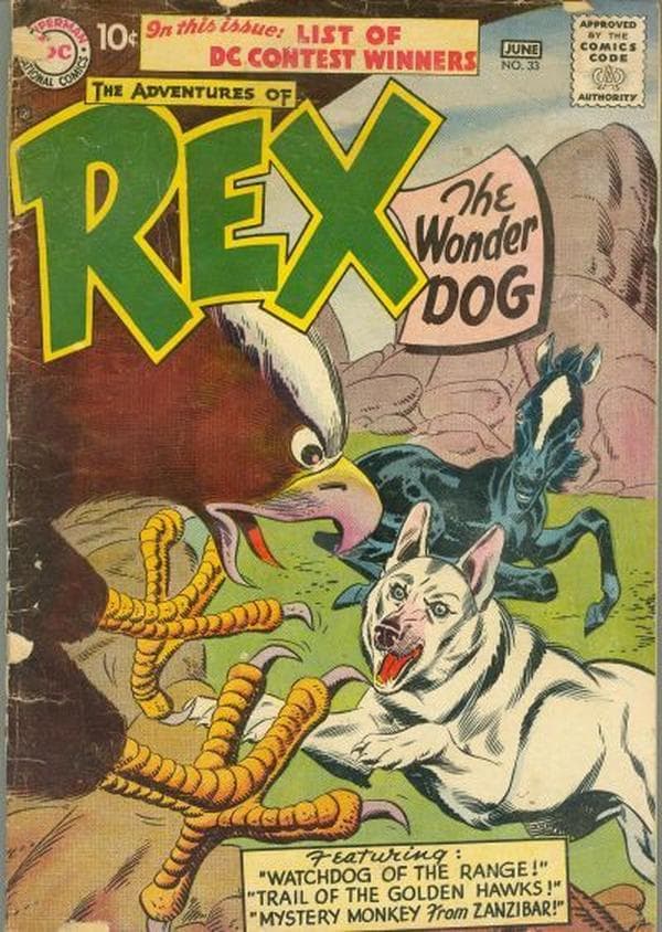The Adventures of Rex the Wonder Dog #33 cover