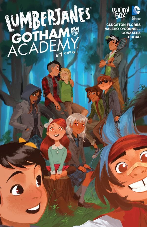 Lumberjanes / Gotham Academy #1 cover