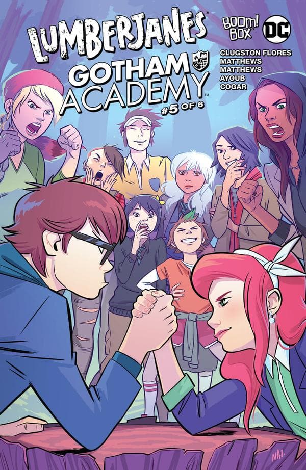 Lumberjanes / Gotham Academy #5 cover