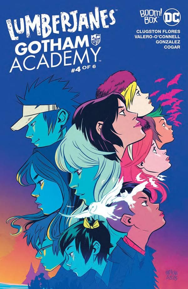 Lumberjanes / Gotham Academy #4 cover