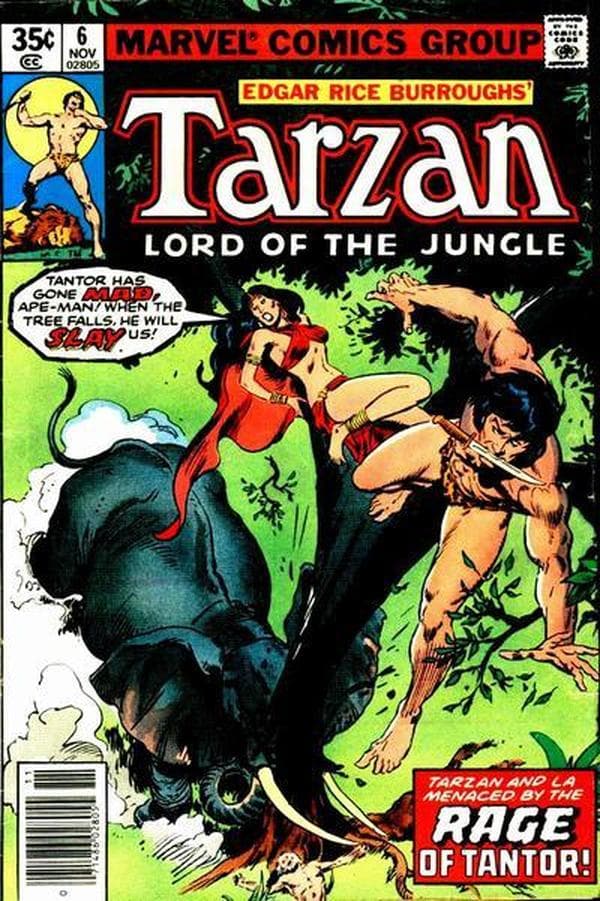 Tarzan #6 cover