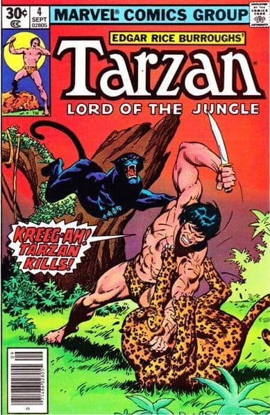 Tarzan #4 cover