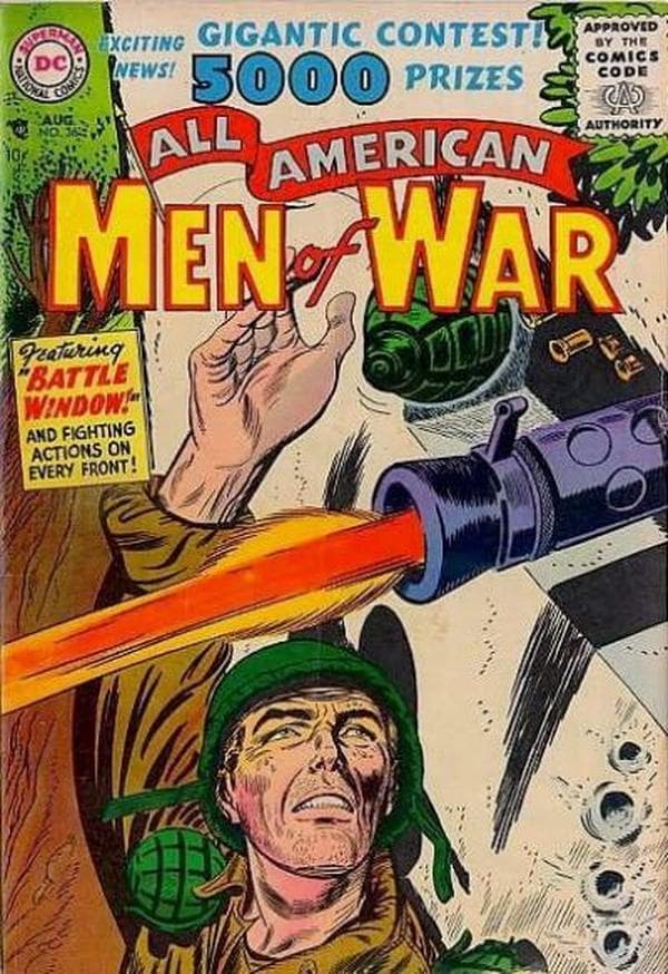 All-American Men of War #36 cover