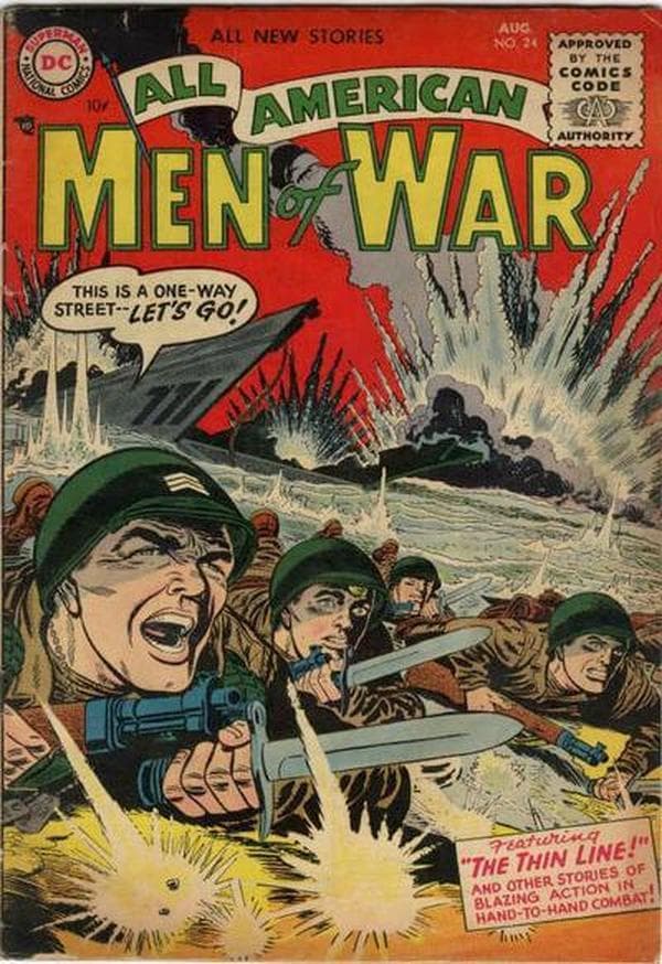 All-American Men of War #24 cover