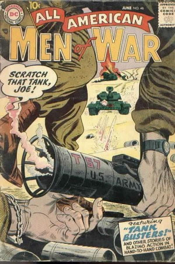 All-American Men of War #46 cover