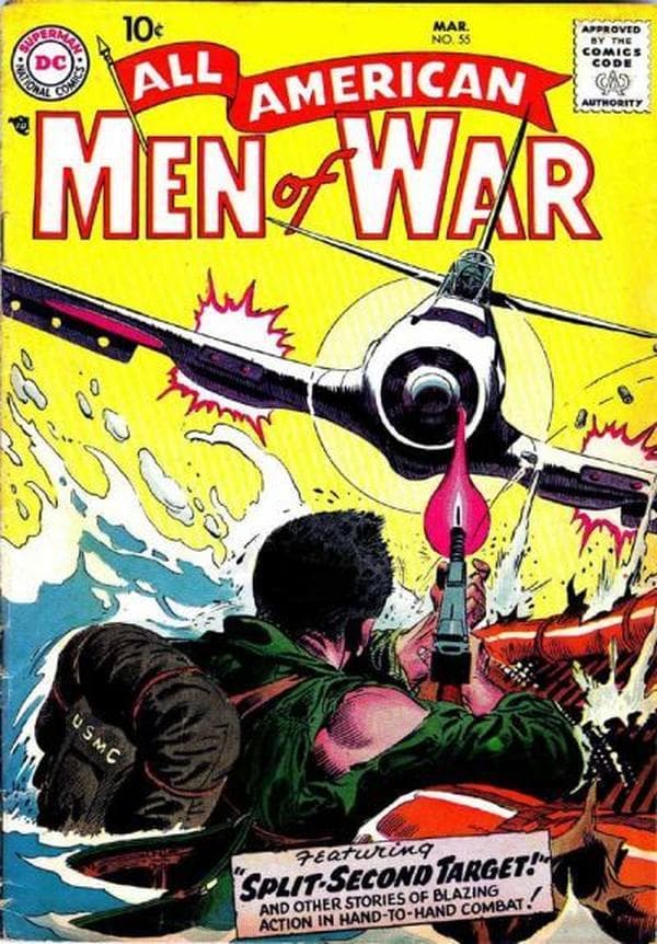All-American Men of War #55 cover