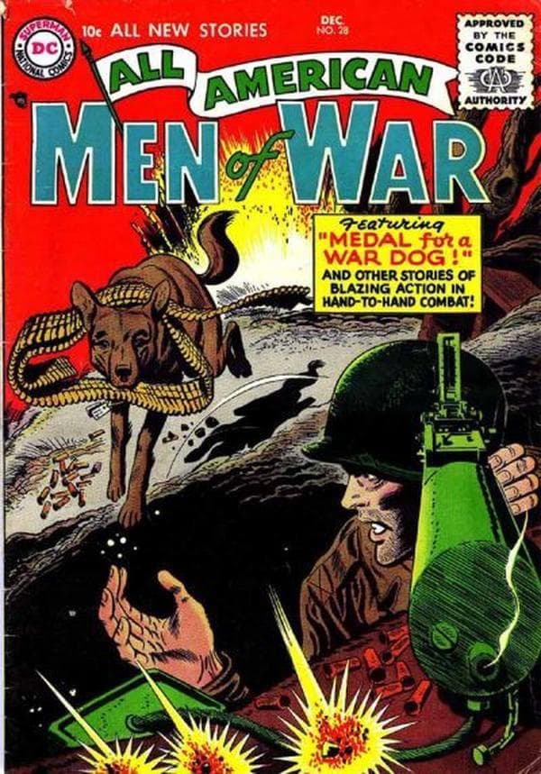 All-American Men of War #28 cover