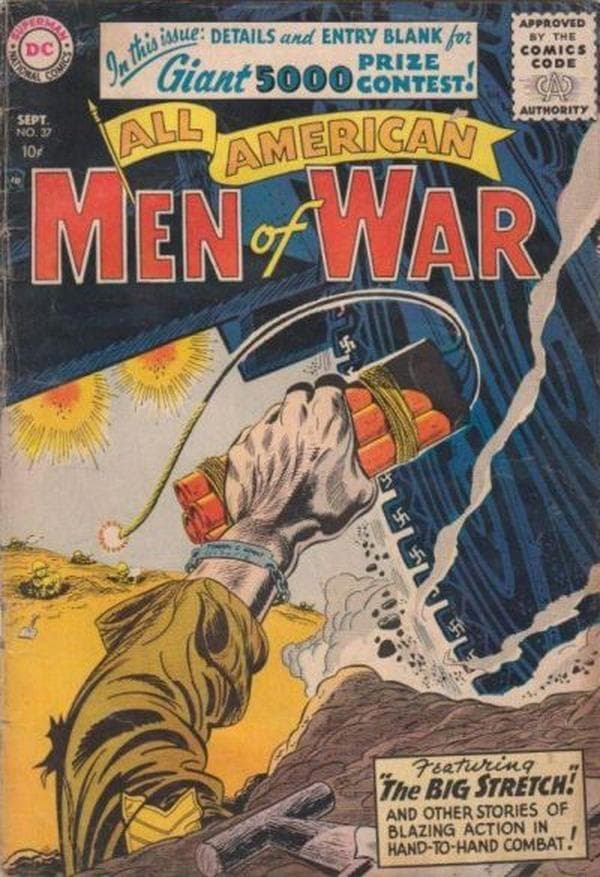 All-American Men of War #37 cover