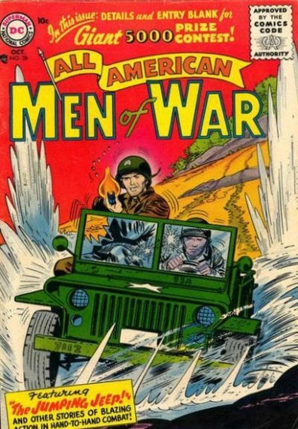 All-American Men of War #38 cover