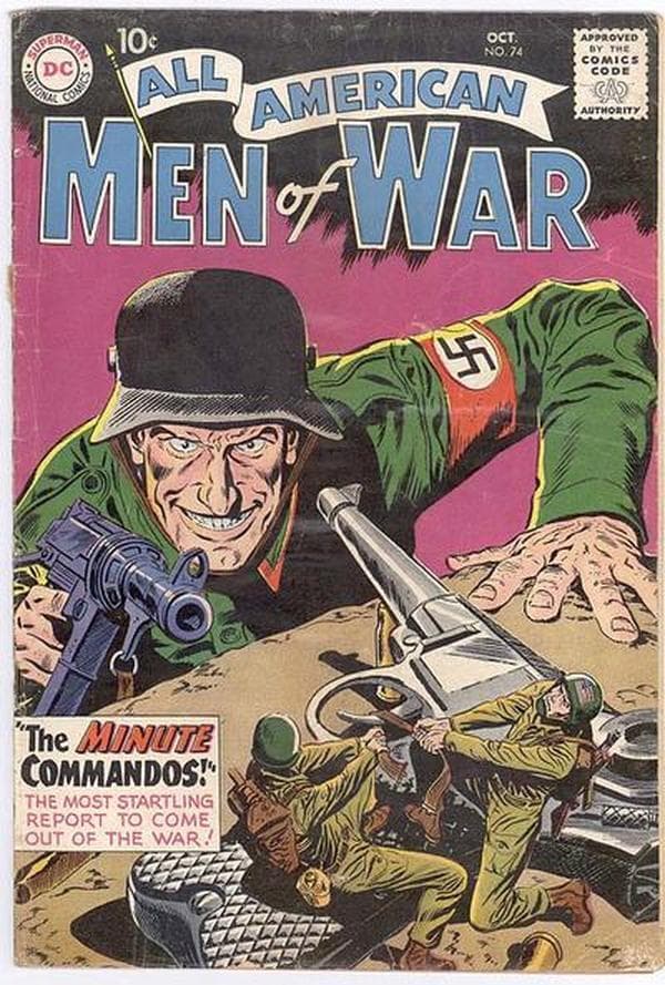 All-American Men of War #74 cover