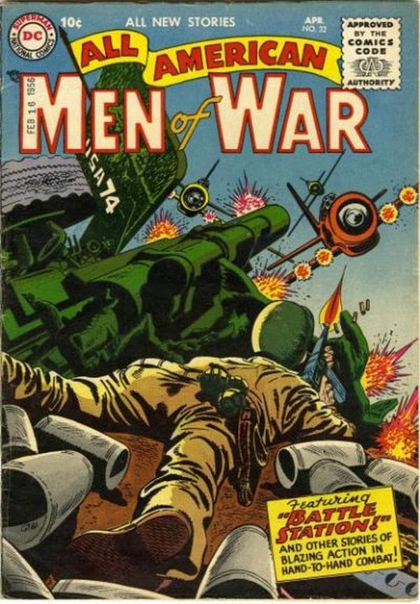 All-American Men of War #32 cover