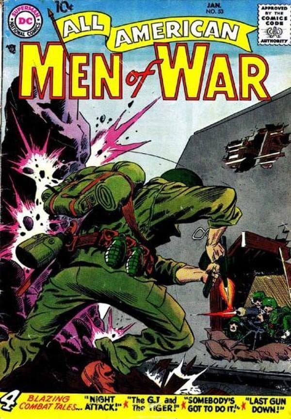 All-American Men of War #53 cover