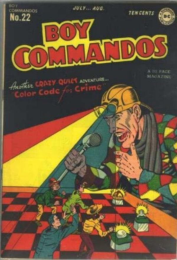 Boy Commandos #22 cover