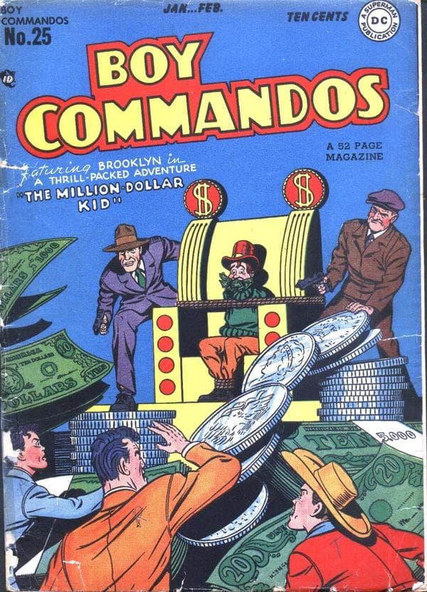 Boy Commandos #25 cover