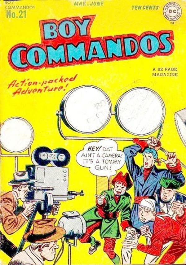 Boy Commandos #21 cover