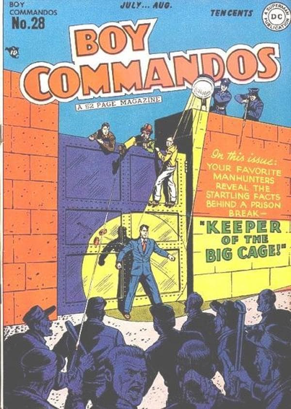 Boy Commandos #28 cover