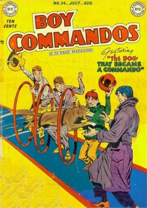 Boy Commandos #34 cover