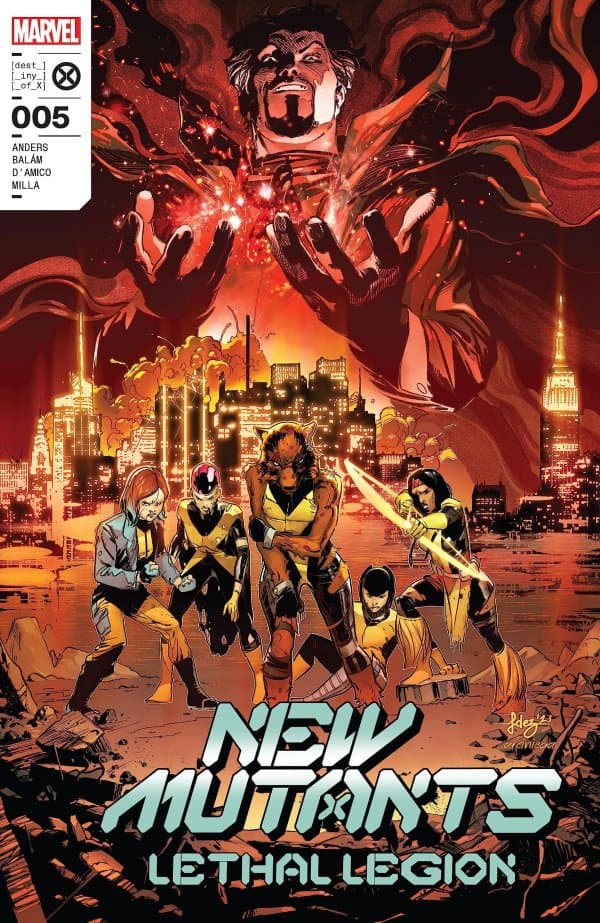 New Mutants Lethal Legion #5 cover