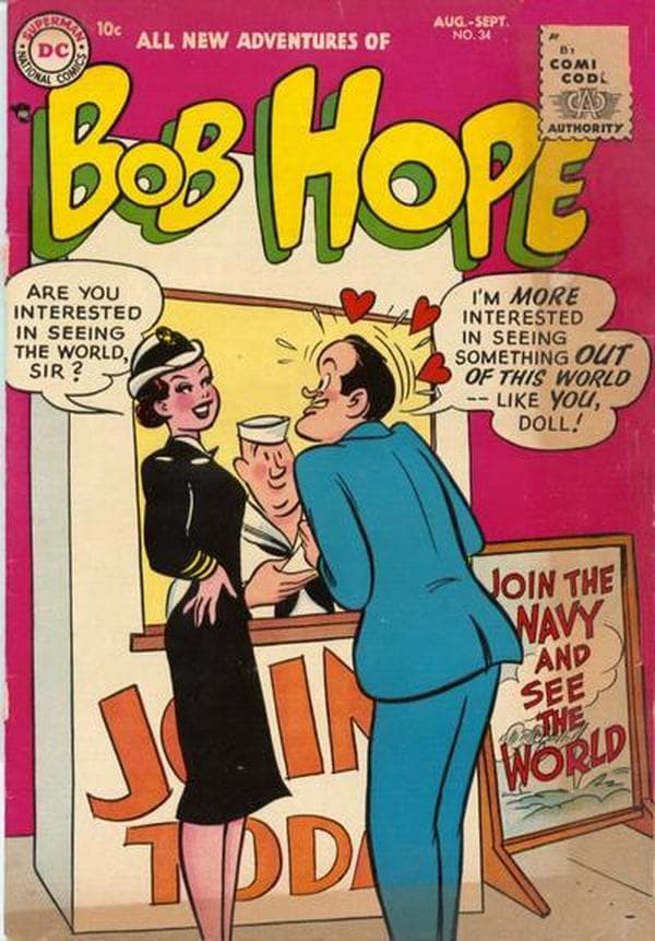 The Adventures of Bob Hope #34 cover