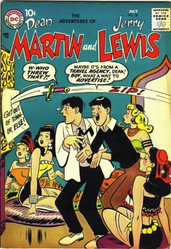 The Adventures of Dean Martin & Jerry Lewis #38 cover