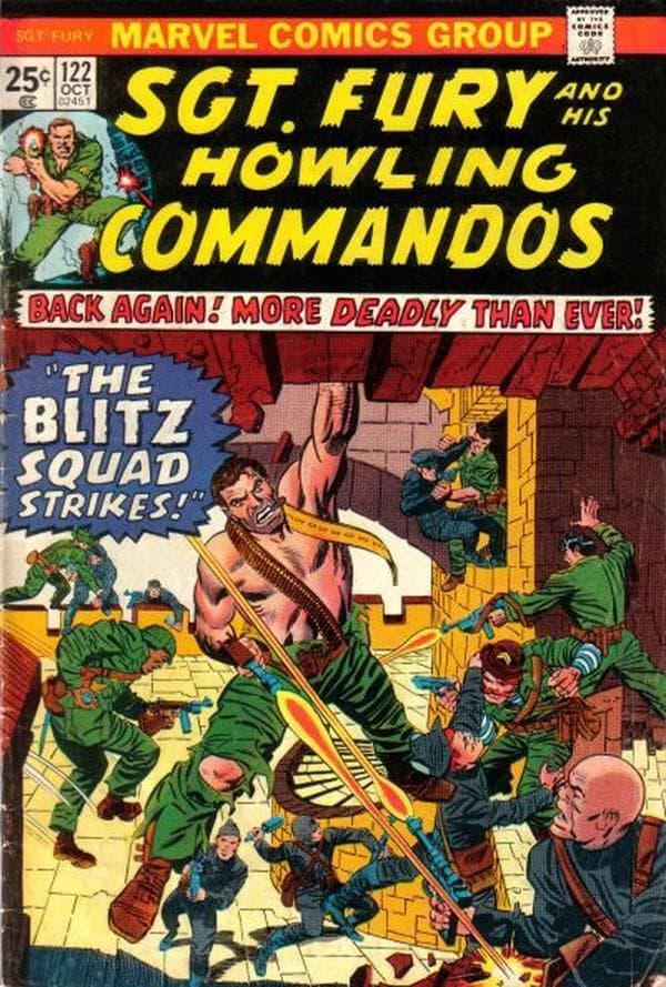 Sgt. Fury and His Howling Commandos #122 cover