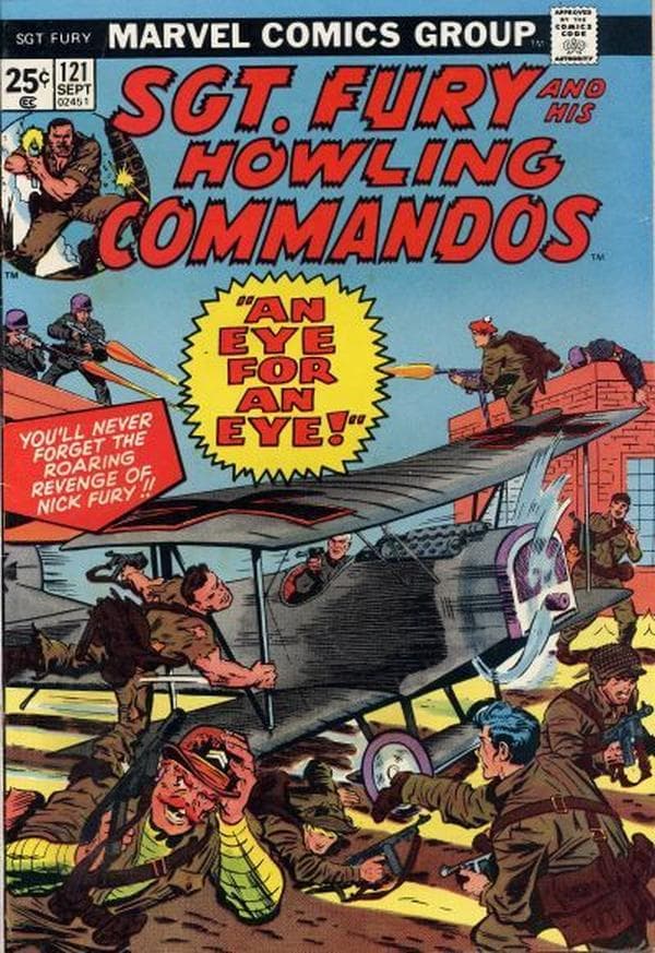 Sgt. Fury and His Howling Commandos #121 cover