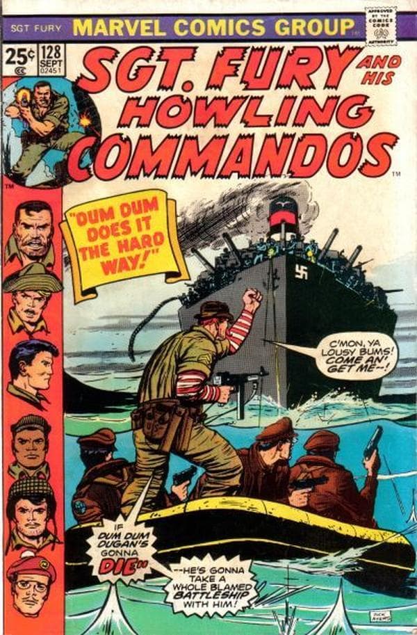 Sgt. Fury and His Howling Commandos #128 cover