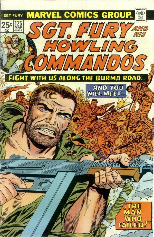 Sgt. Fury and His Howling Commandos #125 cover