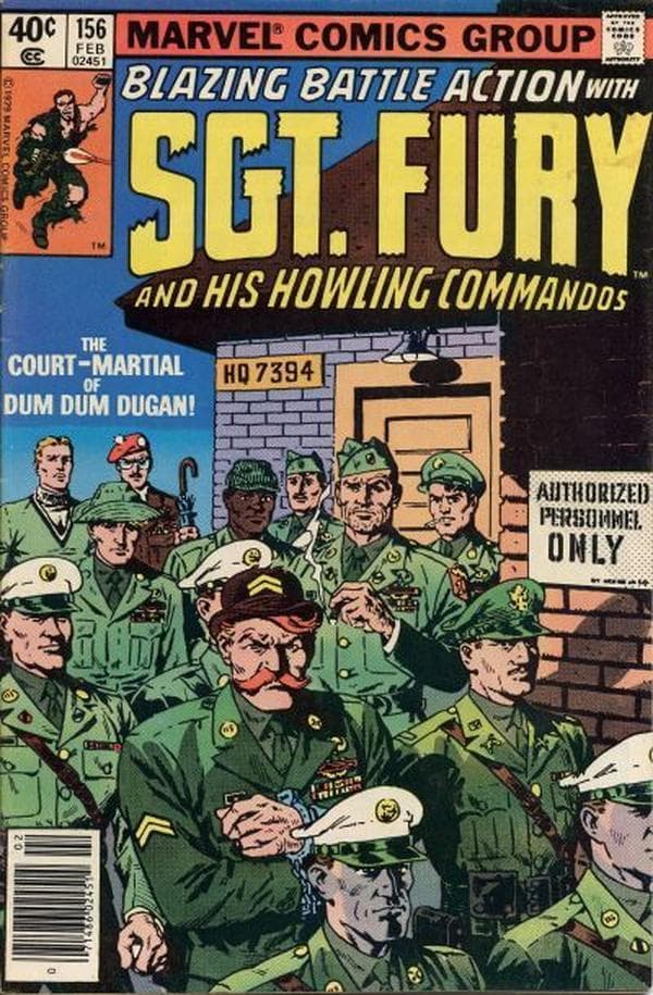 Sgt. Fury and His Howling Commandos #156 cover