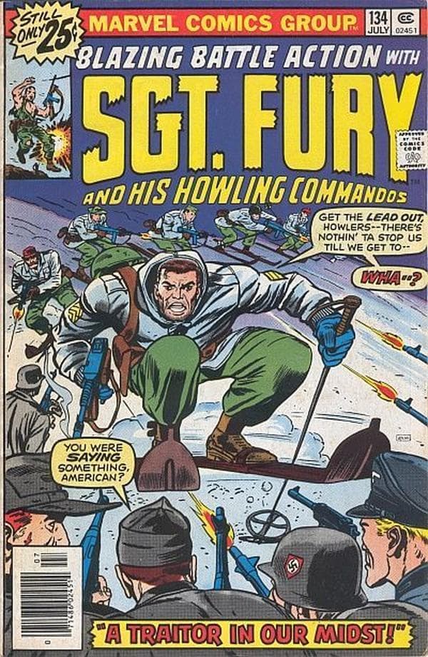 Sgt. Fury and His Howling Commandos #134 cover