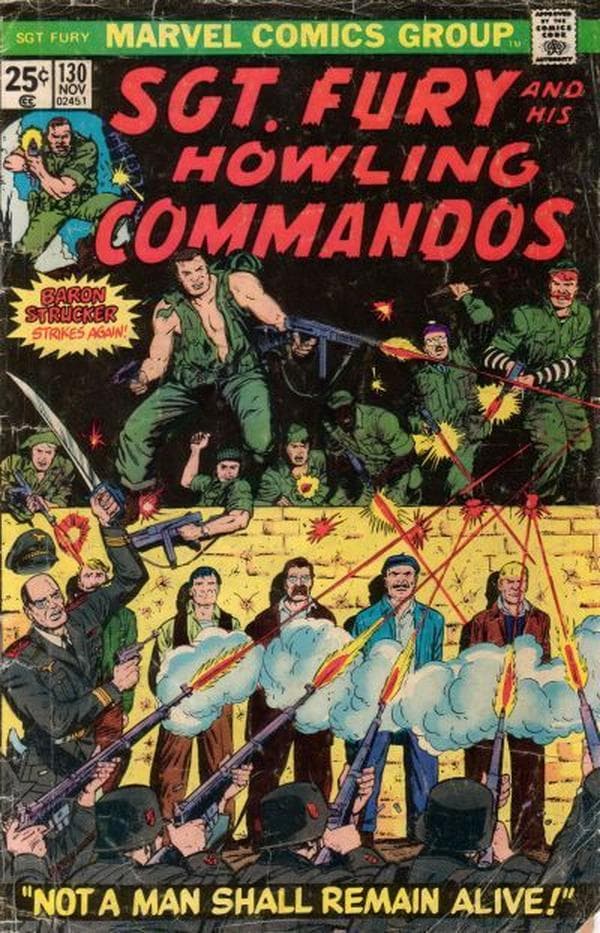 Sgt. Fury and His Howling Commandos #130 cover