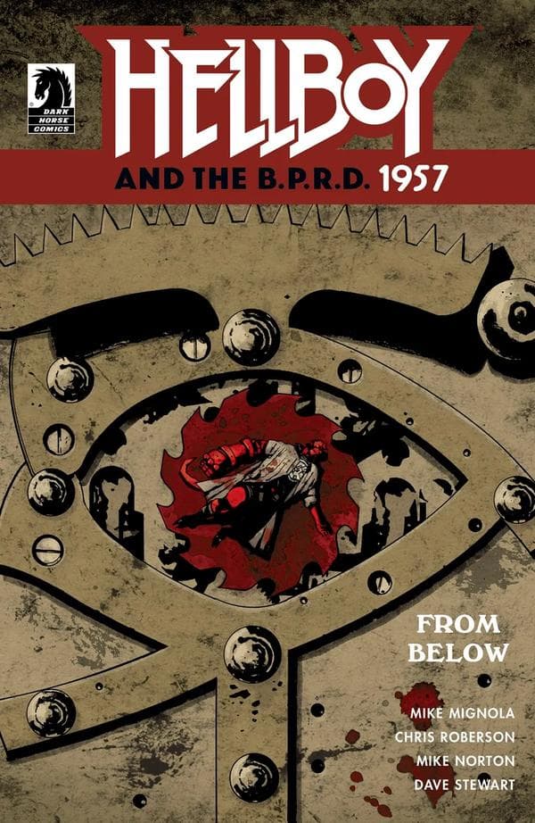 Hellboy and the B.P.R.D.: 1957 - From Below #1 cover