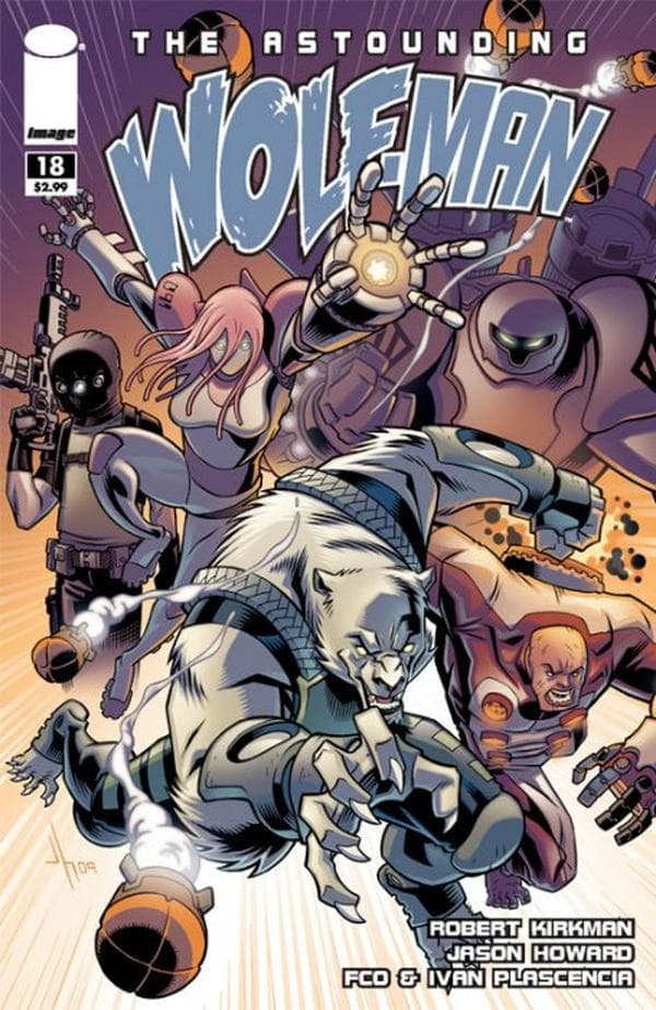 The Astounding Wolf-Man #18 cover