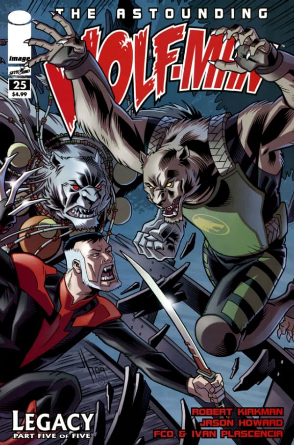 The Astounding Wolf-Man #25 cover