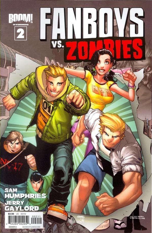 Fanboys vs. Zombies #2 cover