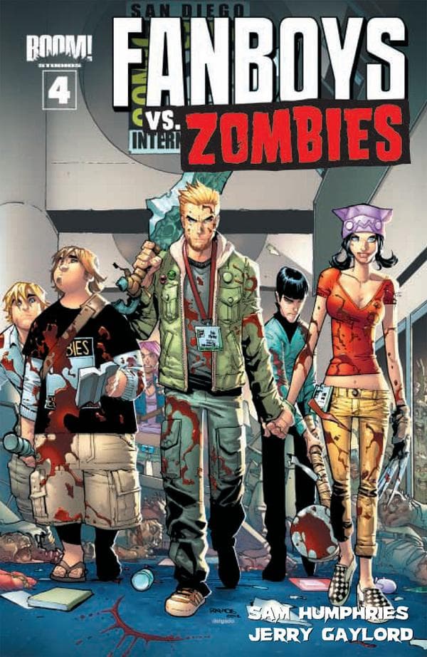 Fanboys vs. Zombies #4 cover