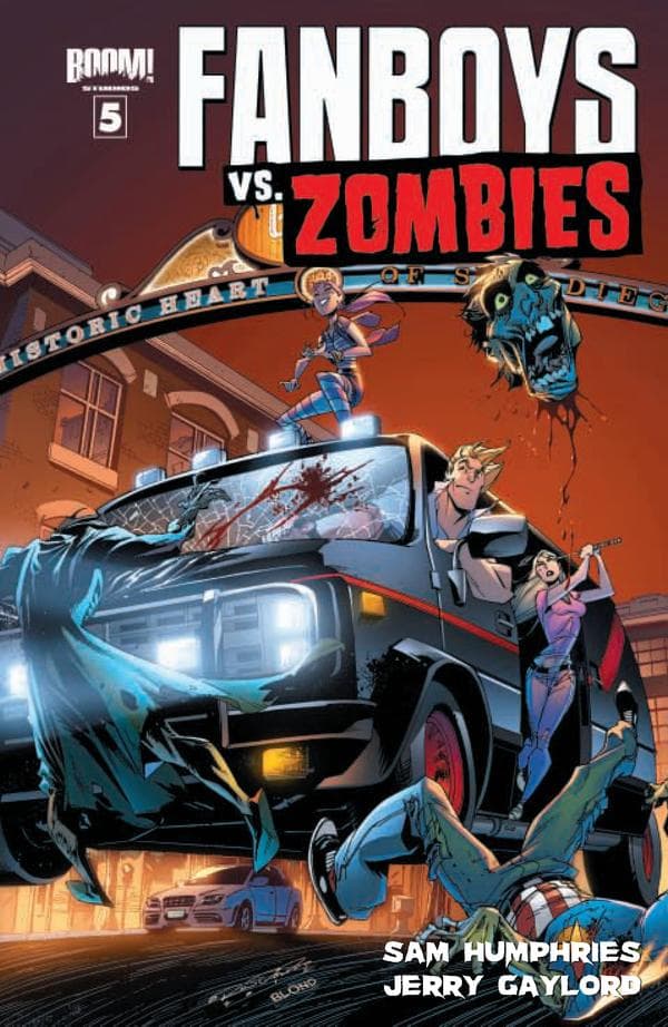 Fanboys vs. Zombies #5 cover