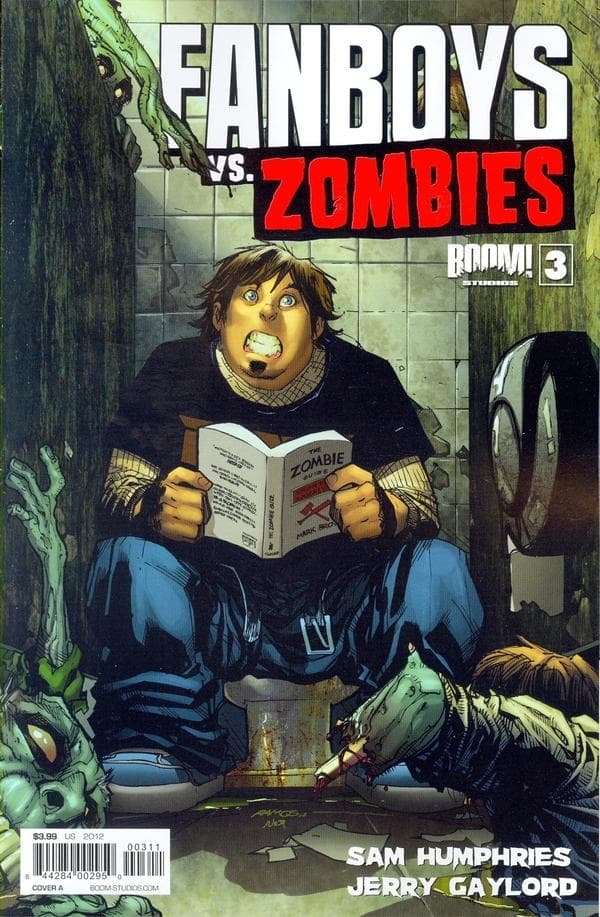 Fanboys vs. Zombies #3 cover
