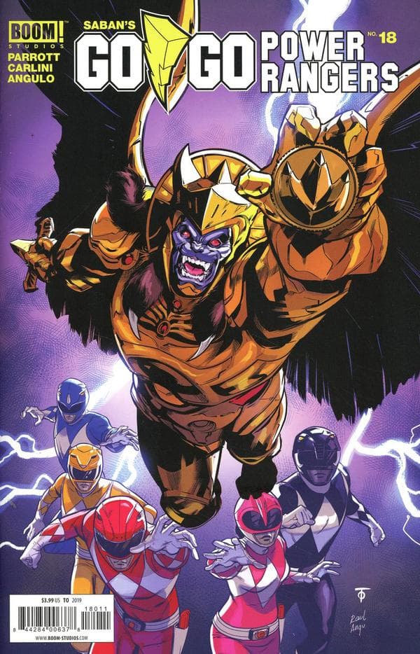 Saban's Go Go Power Rangers #18 cover