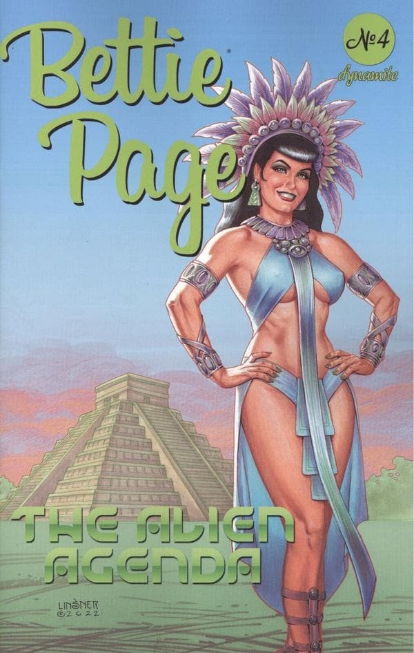 Bettie Page and the Alien Agenda #4 cover