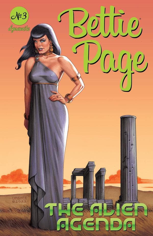 Bettie Page and the Alien Agenda #3 cover
